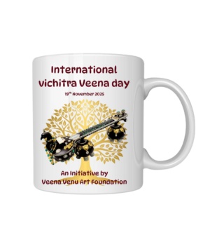 International Vichitra Veena Day - Tree of life & Veena Mug