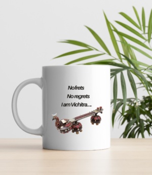 NO FRETS,NO REGRETS- I AM VICHITRA - MUG
