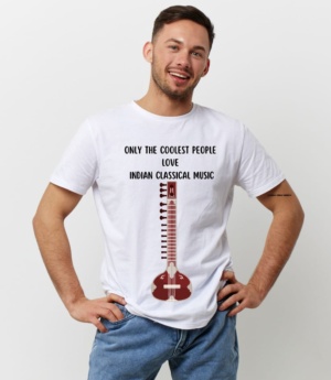 ONLY THE COOLEST PEOPLE LOVE INDIAN CLASSICAL MUSIC T-SHIRT